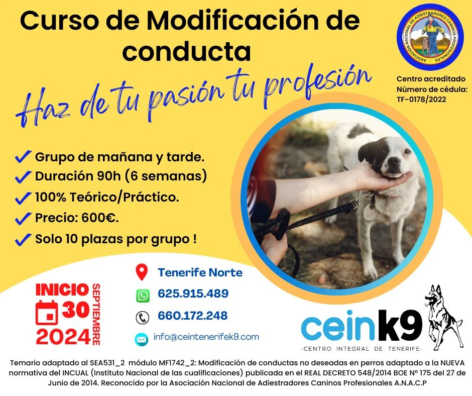 Módulo Técnicas de modificación de conductas no deseadas