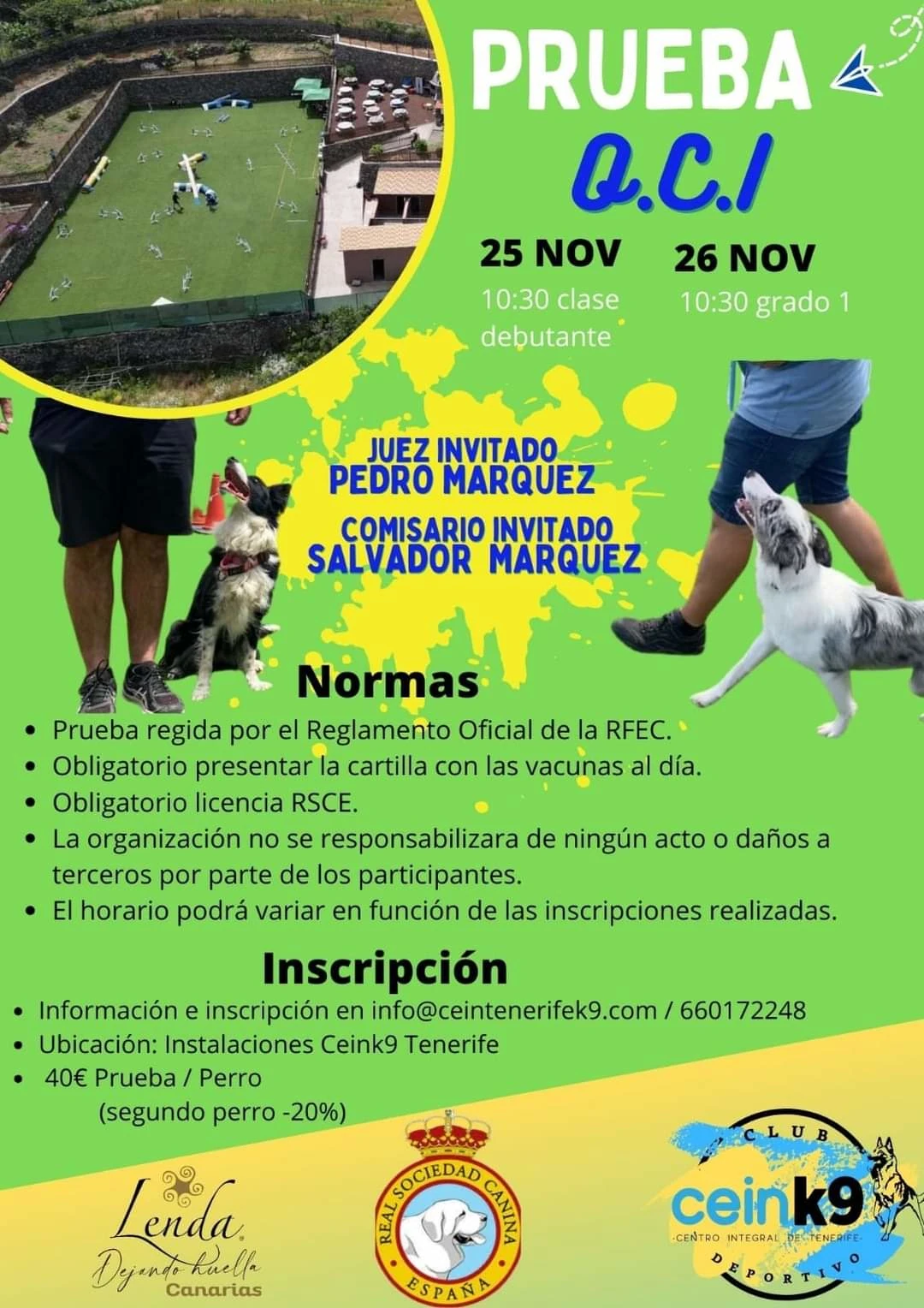 Prueba de O.C.I